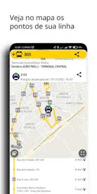 SOU - Sistema de Ônibus Urbano android App screenshot 2